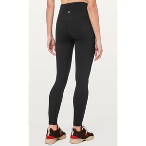 Lululemon Align Pant Full Length 28" Nulu Black W5BOBS Size 2
